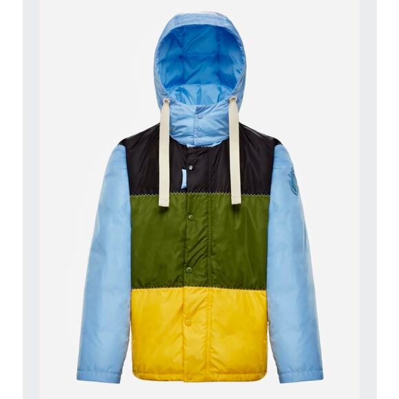 Moncler Genius 1 Borealis Giubbotto Down Jacket Multi Color Blocked 2 / Medium - Picture 1 of 16